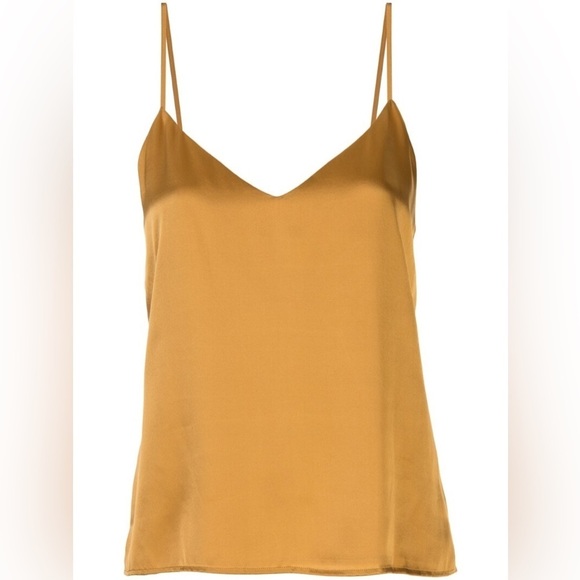 L’Agence | Jane Silk Cami Tank In Caramel Size XS NEW - Picture 6 of 6